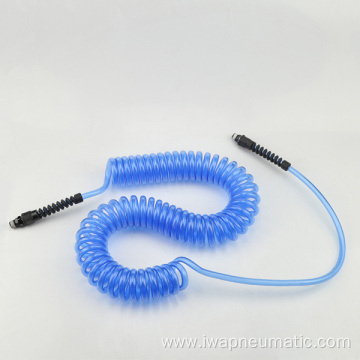 PU recoil hose with fitting
